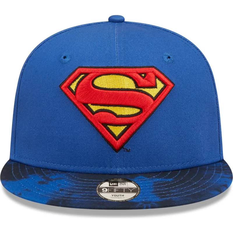 mutzen-flach-blau-snapback-fur-kinder-9fifty-der-superman-dc-comics-von-new-era mutzen-flach-blau-snapback-fur-kinder-9fifty-der-superman-dc-comics-von-new-era
