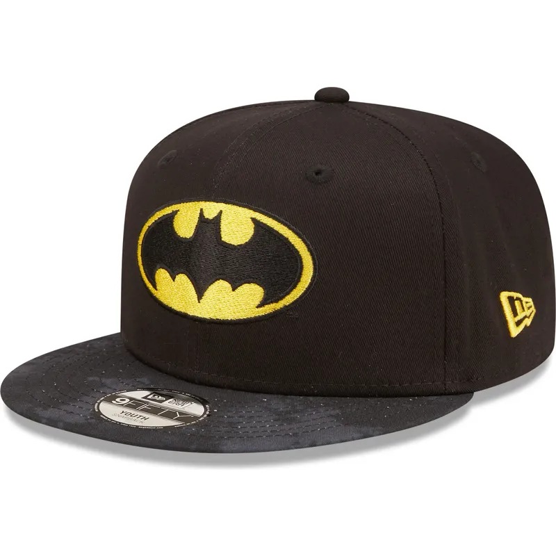 mutzen-flach-schwarz-snapback-fur-kinder-9fifty-der-batman-dc-comics-von-new-era