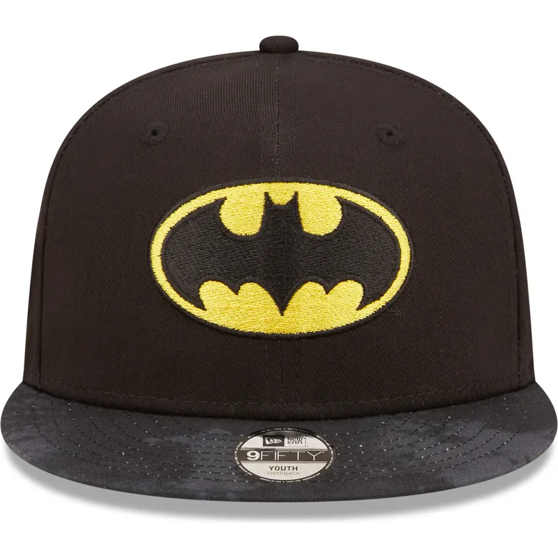 mutzen-flach-schwarz-snapback-fur-kinder-9fifty-der-batman-dc-comics-von-new-era