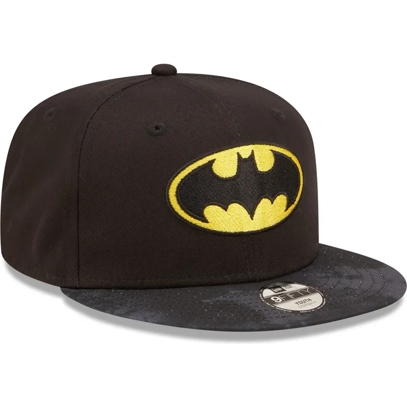mutzen-flach-schwarz-snapback-fur-kinder-9fifty-der-batman-dc-comics-von-new-era