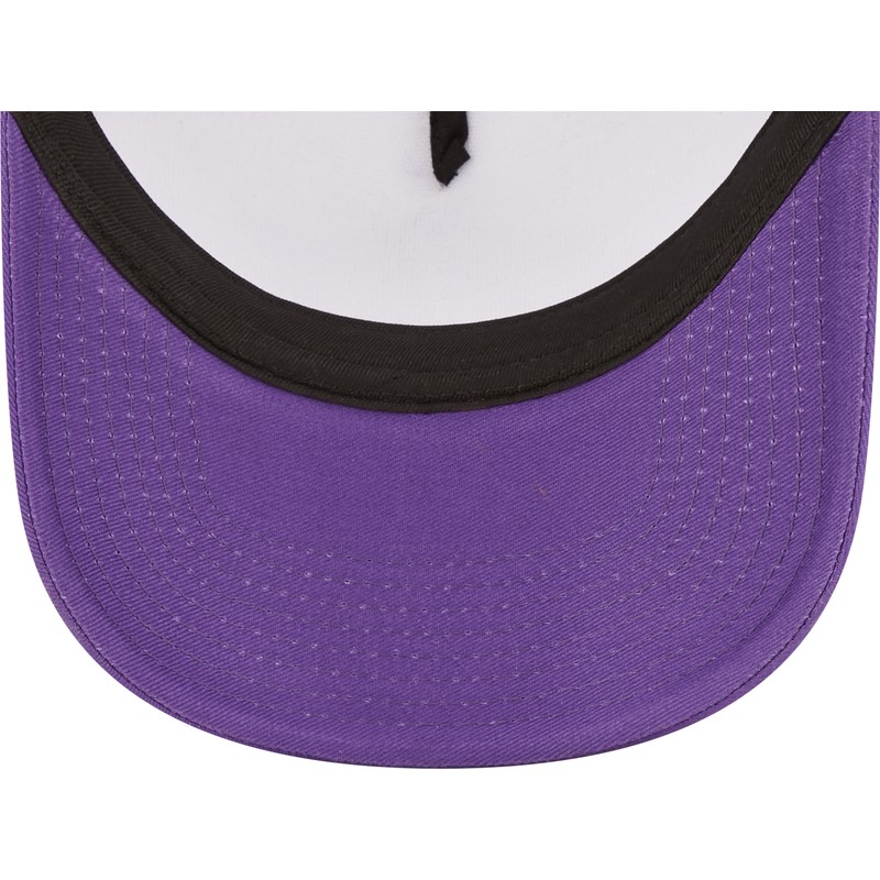 new-era-a-frame-team-colour-los-angeles-lakers-nba-white-purple-and-black-trucker-hat