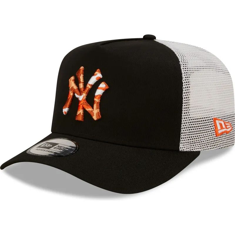 mutzen-gebogen-schwarz-snapback-a-frame-seasonal-infill-der-new-york-yankees-mlb-von-new-era