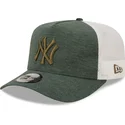 mutzen-gebogen-grun-snapback-a-frame-jersey-essential-der-new-york-yankees-mlb-von-new-era