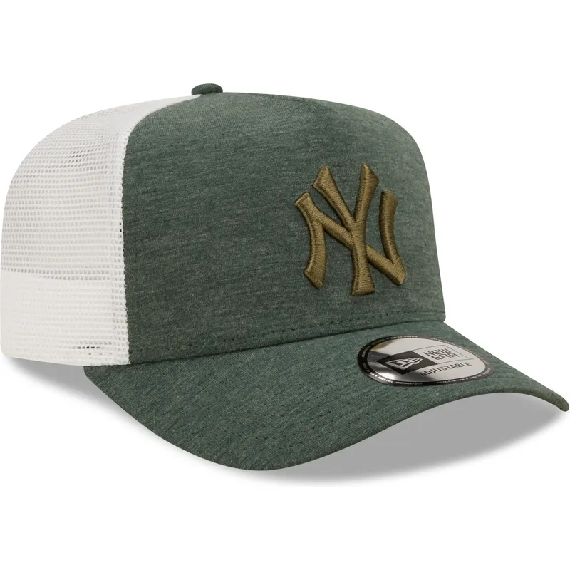 mutzen-gebogen-grun-snapback-a-frame-jersey-essential-der-new-york-yankees-mlb-von-new-era