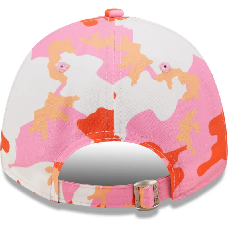 mutzen-gebogen-rosa-verstellbares-band-9forty-all-over-print-seasonal-der-new-york-yankees-mlb-von-new-era