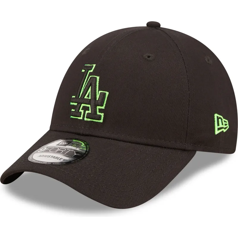 mutzen-gebogen-schwarz-verstellbares-band-9forty-neon-outline-der-los-angeles-dodgers-mlb-von-new-era mutzen-gebogen-schwarz-verstellbares-band-9forty-neon-outline-der-los-angeles-dodgers-mlb-von-new-era