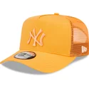 mutzen-gebogen-orange-snapback-a-frame-tonal-mesh-der-new-york-yankees-mlb-von-new-era