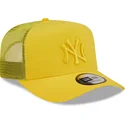 mutzen-gebogen-gelb-snapback-a-frame-tonal-mesh-der-new-york-yankees-mlb-von-new-era
