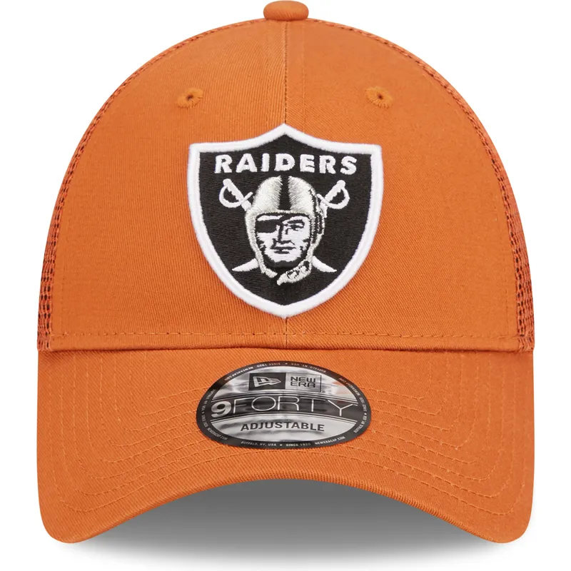 mutzen-gebogen-orange-verstellbares-band-a-frame-home-field-der-las-vegas-raiders-nfl-von-new-era