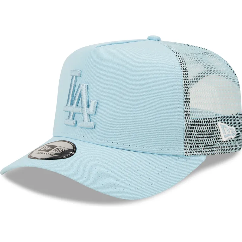 mutzen-gebogen-blau-snapback-a-frame-tonal-mesh-der-los-angeles-dodgers-mlb-von-new-era
