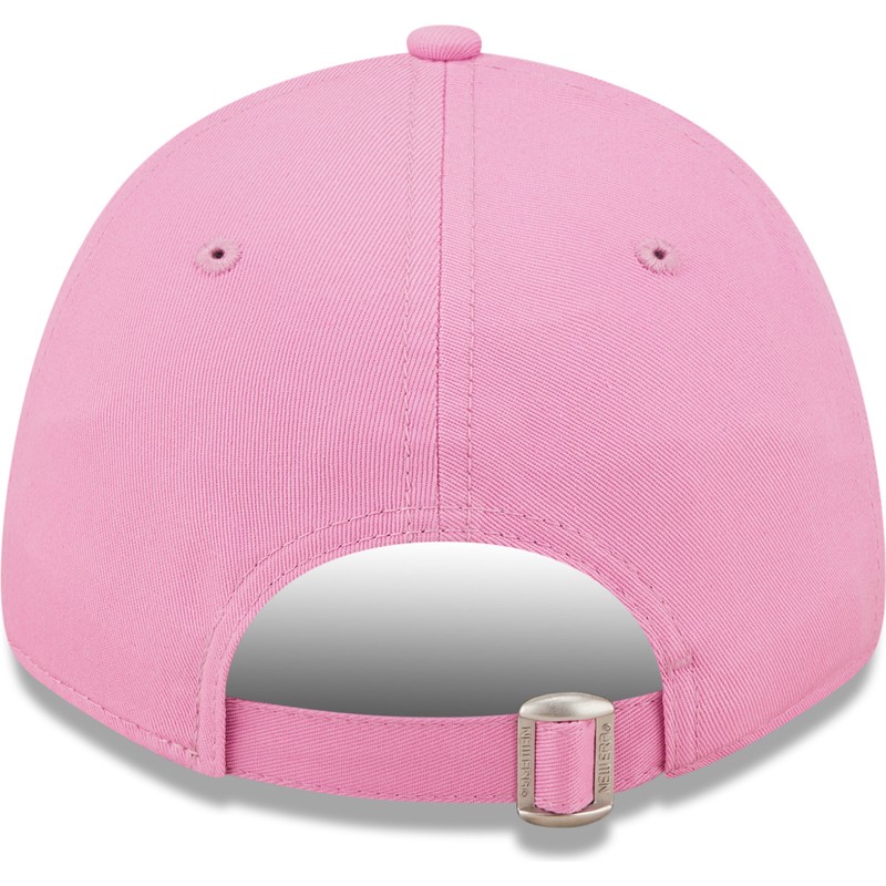 new-era-curved-brim-white-logo-9forty-league-essential-new-york-yankees-mlb-pink-adjustable-cap