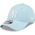 mutzen-gebogen-blau-verstellbares-band-claro-9forty-league-essential-der-new-york-yankees-mlb-von-new-era