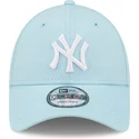 mutzen-gebogen-blau-verstellbares-band-claro-9forty-league-essential-der-new-york-yankees-mlb-von-new-era