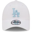 mutzen-gebogen-weiss-verstellbares-band-9forty-league-essential-der-los-angeles-dodgers-mlb-von-new-era