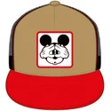 mutzen-flach-braun-snapback-mickey-mouse-disney-von-capslab
