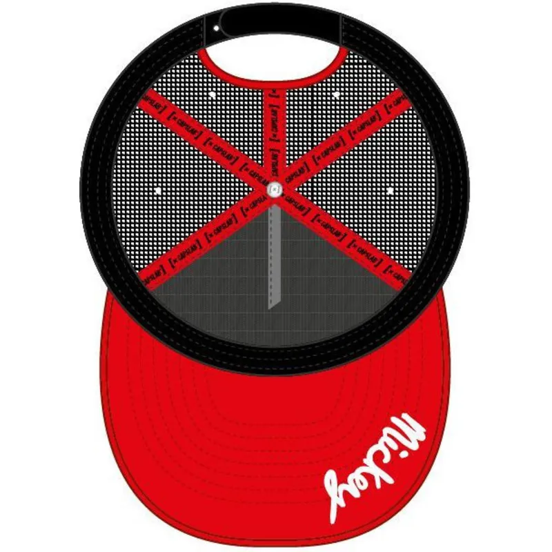 mutzen-flach-braun-snapback-mickey-mouse-disney-von-capslab mutzen-flach-braun-snapback-mickey-mouse-disney-von-capslab