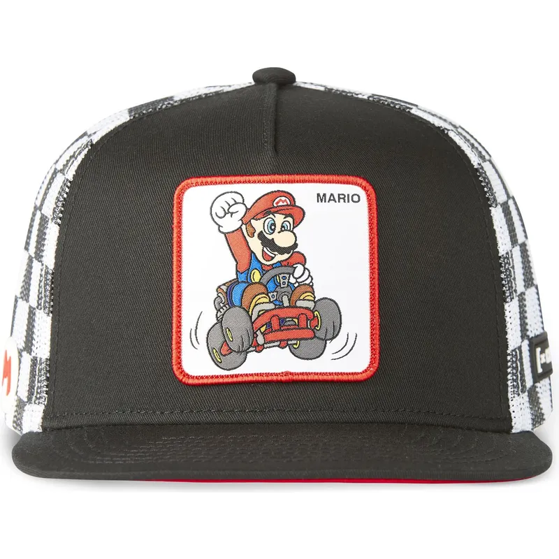 mutzen-flach-schwarz-snapback-mario-super-mario-bros-von-capslab mutzen-flach-schwarz-snapback-mario-super-mario-bros-von-capslab