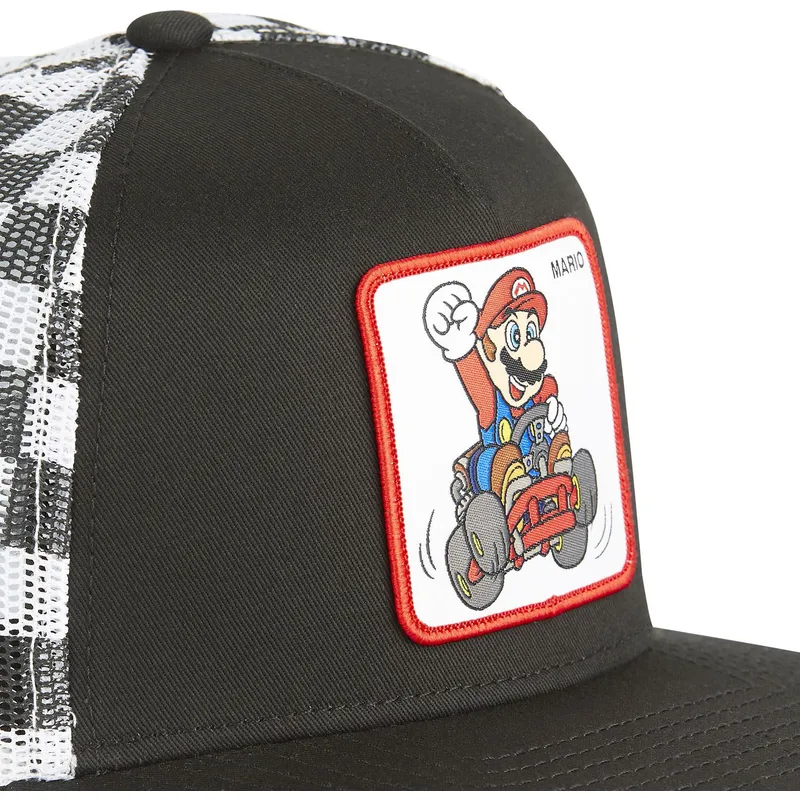 mutzen-flach-schwarz-snapback-mario-super-mario-bros-von-capslab mutzen-flach-schwarz-snapback-mario-super-mario-bros-von-capslab