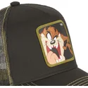 braune-trucker-cap-tasmanischer-teufel-ta1-looney-tunes-von-capslab