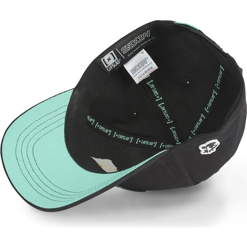 schwarze-gebogene-snapback-kappe-snoopy-nu1-peanuts-von-capslab