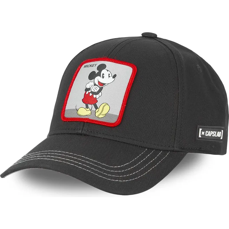 mutzen-gebogen-schwarz-verstellbares-band-mickey-mouse-disney-von-capslab mutzen-gebogen-schwarz-verstellbares-band-mickey-mouse-disney-von-capslab