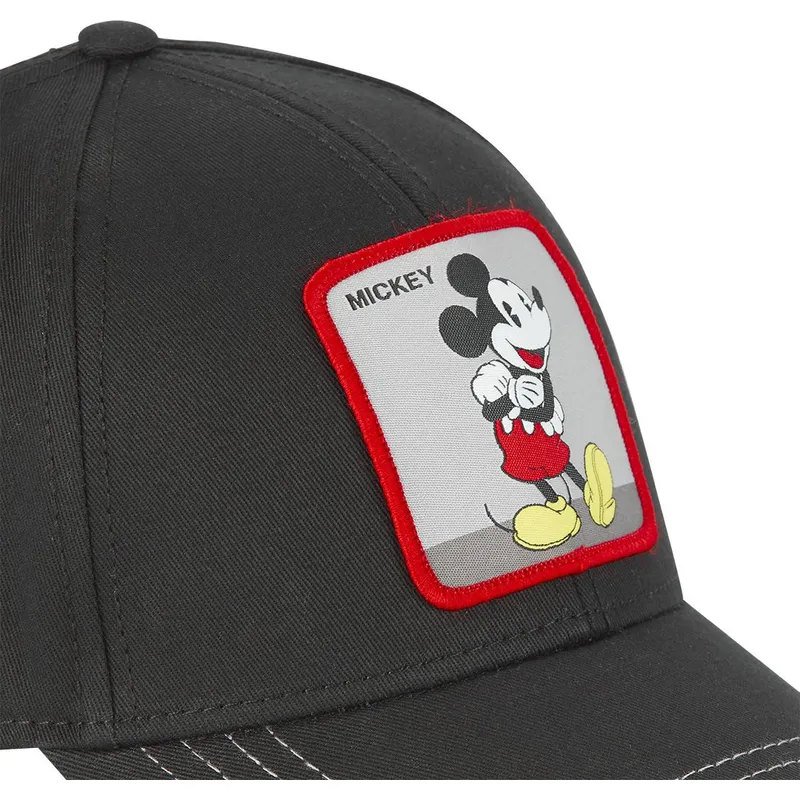 mutzen-gebogen-schwarz-verstellbares-band-mickey-mouse-disney-von-capslab mutzen-gebogen-schwarz-verstellbares-band-mickey-mouse-disney-von-capslab