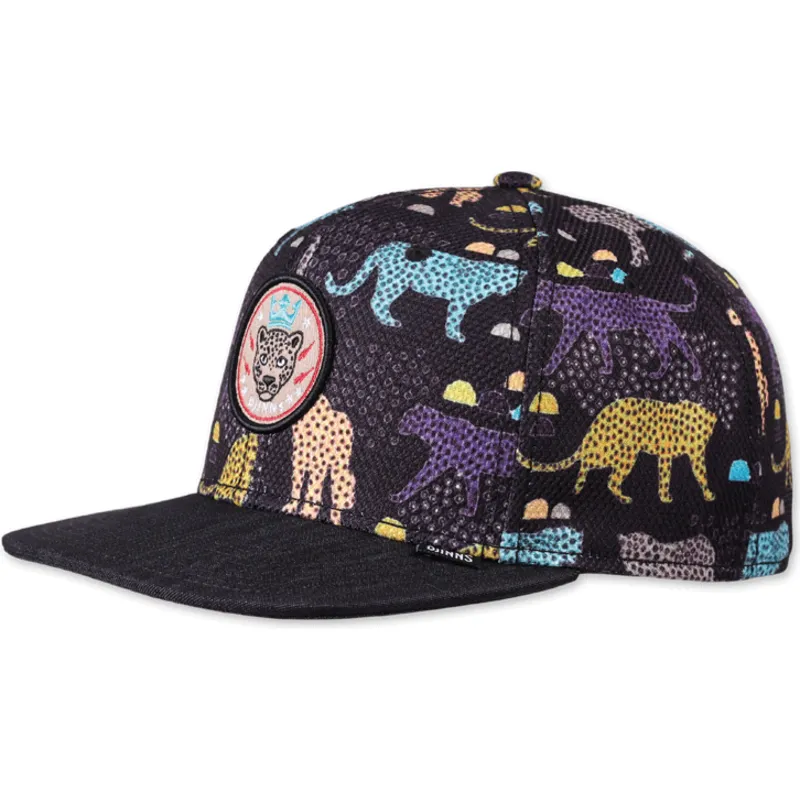 mutzen-flach-schwarz-snapback-von-djinns mutzen-flach-schwarz-snapback-von-djinns