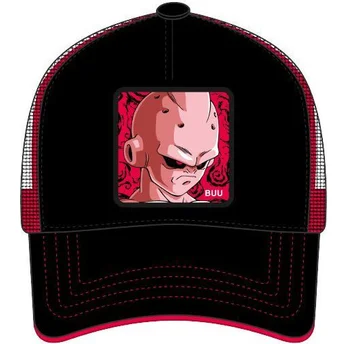 schwarze-trucker-kappe-kid-buu-kid1-dragon-ball-von-capslab