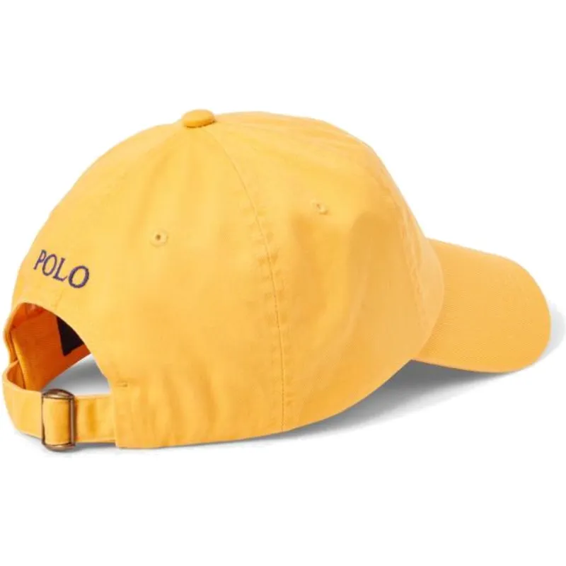mutzen-gebogen-gelb-verstellbares-band-von-polo-ralph-lauren mutzen-gebogen-gelb-verstellbares-band-von-polo-ralph-lauren
