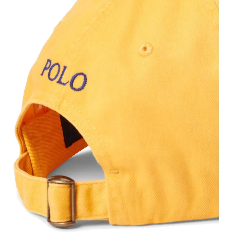 mutzen-gebogen-gelb-verstellbares-band-von-polo-ralph-lauren mutzen-gebogen-gelb-verstellbares-band-von-polo-ralph-lauren