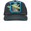goorin-bros-schwarze-trucker-kappe-libelle-buzzed-bbuzzzedd-this-is-the-drip-the-farm