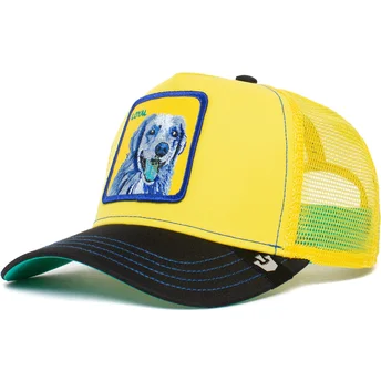 trucker-cap-gelb-und-schwarz-labrador-retriever-hund-loyal-doggy-trip-the-farm-von-goorin-bros