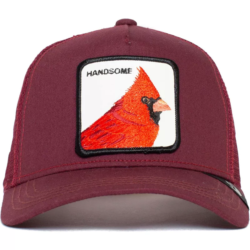 goorin-bros-bird-handsome-truckin-the-farm-maroon-trucker-hat