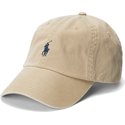 polo-ralph-lauren-curved-brim-blue-logo-cotton-chino-classic-sport-light-brown-adjustable-cap
