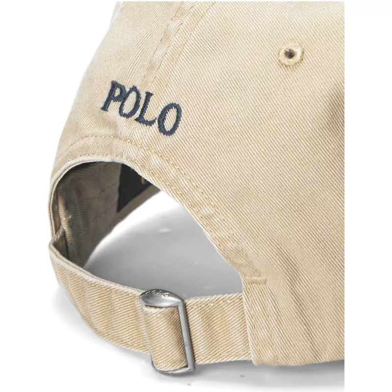polo-ralph-lauren-curved-brim-blue-logo-cotton-chino-classic-sport-light-brown-adjustable-cap