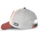beige-marineblau-und-rote-gebogene-snapback-kappe-bugs-bunny-bu6-looney-tunes-von-capslab