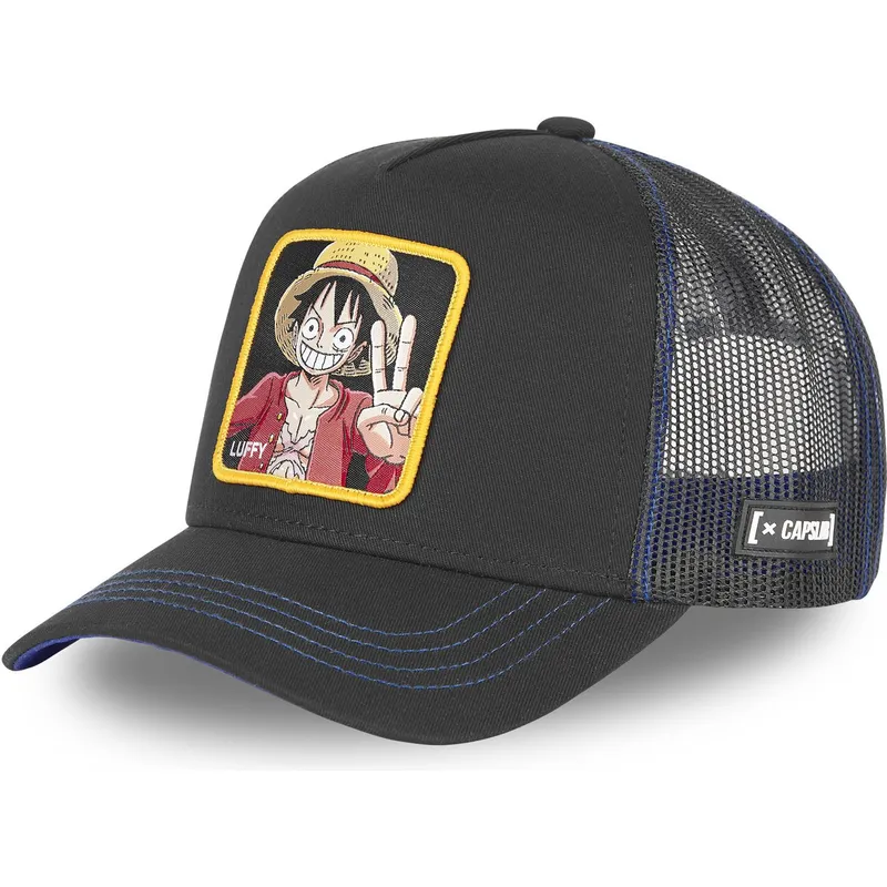 schwarze-trucker-cap-monkey-d-luffy-op2-luf1-one-piece-von-capslab