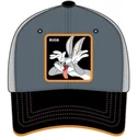 graue-verstellbare-curved-cap-bugs-bunny-bu4-looney-tunes-von-capslab