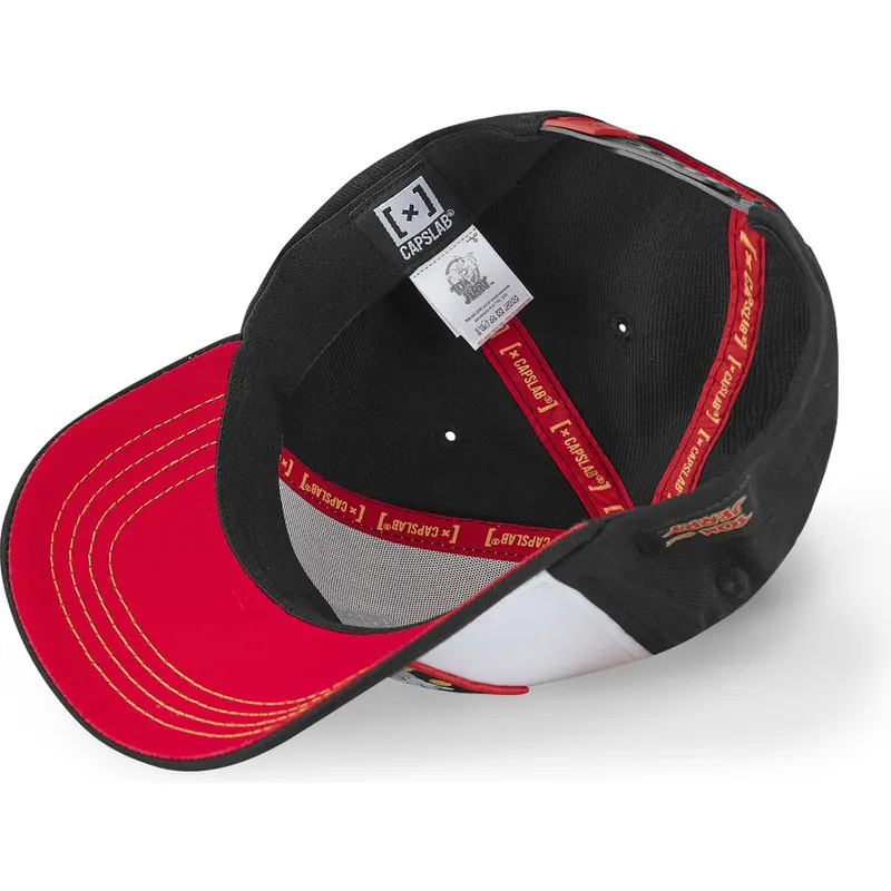 weisse-und-schwarze-gebogene-snapback-kappe-tom-t12-looney-tunes-von-capslab