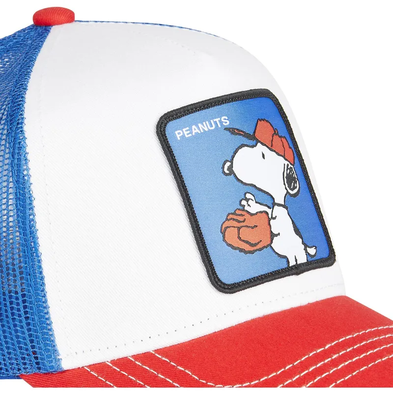 trucker-cap-weiss-blau-und-rot-snoopy-va2-peanuts-von-capslab