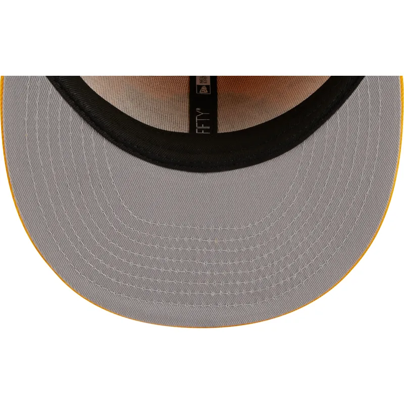 mutzen-flach-gelb-snapback-9fifty-draft-edition-2023-der-los-angeles-lakers-nba-von-new-era
