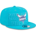 mutzen-flach-blau-snapback-9fifty-draft-edition-2023-der-charlotte-hornets-nba-von-new-era