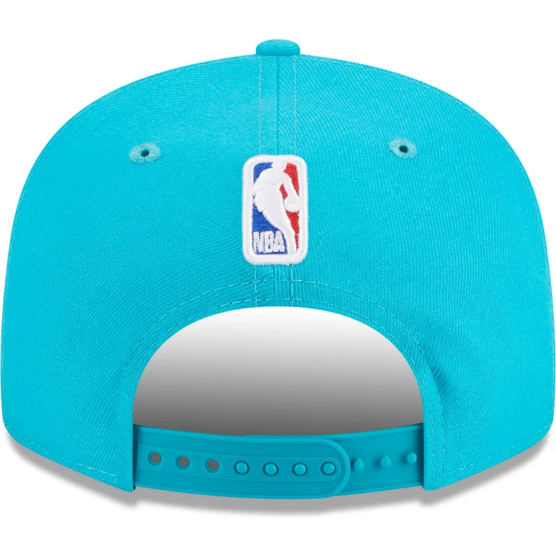 mutzen-flach-blau-snapback-9fifty-draft-edition-2023-der-charlotte-hornets-nba-von-new-era