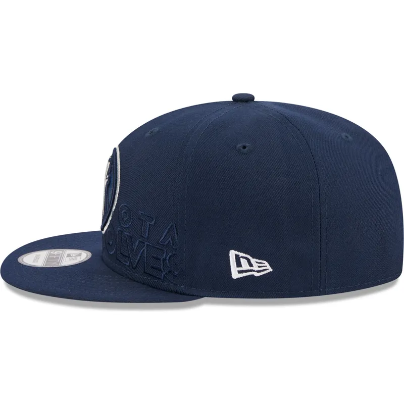 mutzen-flach-marineblau-snapback-9fifty-draft-edition-2023-der-minnesota-timberwolves-nba-von-new-era