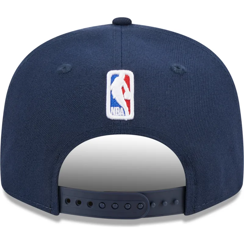 mutzen-flach-marineblau-snapback-9fifty-draft-edition-2023-der-minnesota-timberwolves-nba-von-new-era