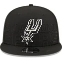 mutzen-flach-schwarz-snapback-9fifty-draft-edition-2023-der-san-antonio-spurs-nba-von-new-era