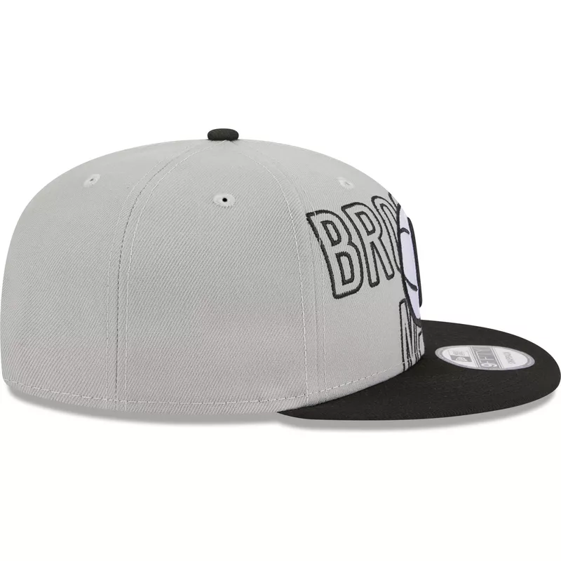 new-era-flat-brim-9fifty-draft-edition-2023-brooklyn-nets-nba-grey-and-black-snapback-cap