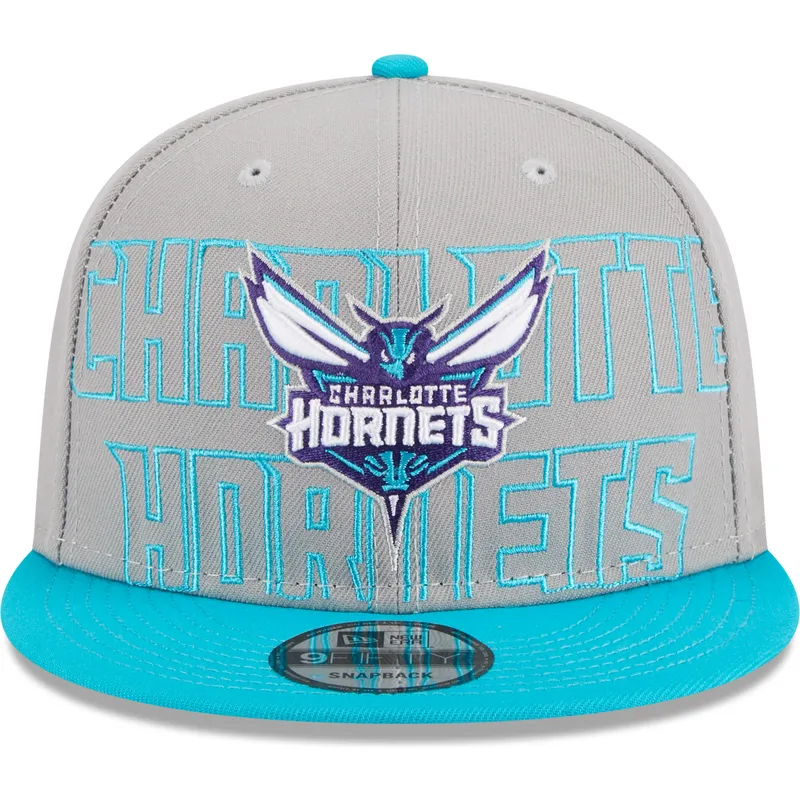 mutzen-flach-grau-snapback-9fifty-draft-edition-2023-der-charlotte-hornets-nba-von-new-era