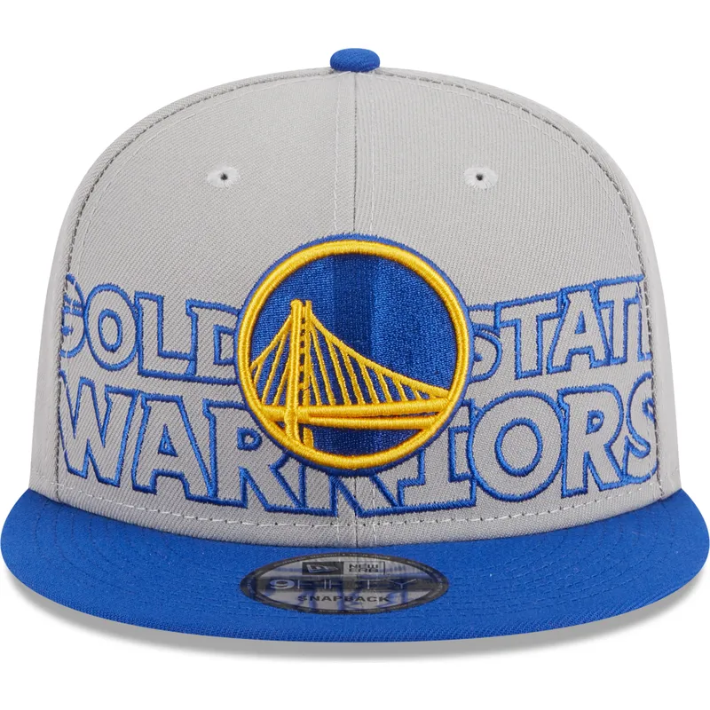 mutzen-flach-grau-snapback-9fifty-draft-edition-2023-der-golden-state-warriors-nba-von-new-era