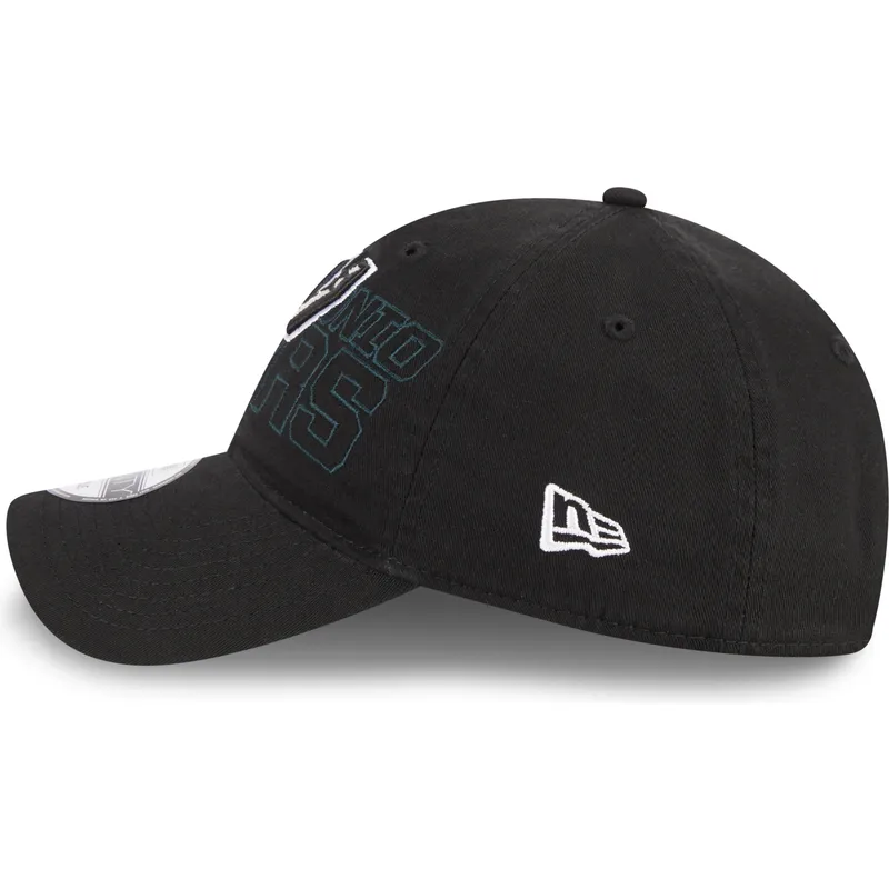 mutzen-gebogen-schwarz-verstellbares-band-9twenty-draft-edition-2023-der-san-antonio-spurs-nba-von-new-era